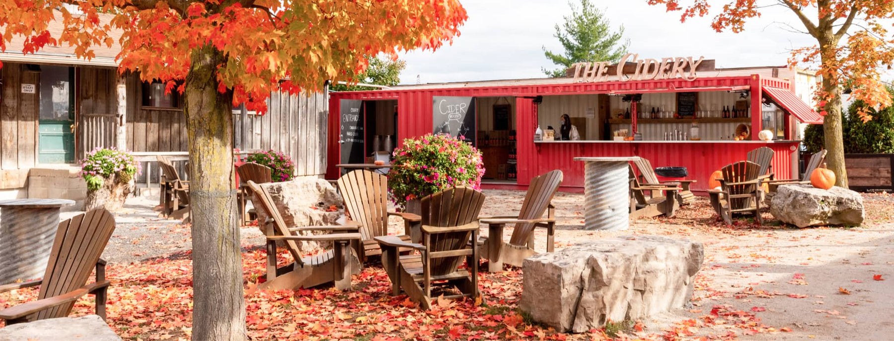 Chudleigh's Cidery in the fall